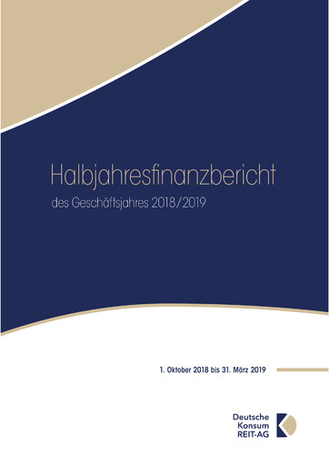 Thumbnail Deutsche Konsum REIT-AG Half-year Report 2018-h1