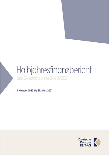 Thumbnail Deutsche Konsum REIT-AG Half-year Report 2020-h1