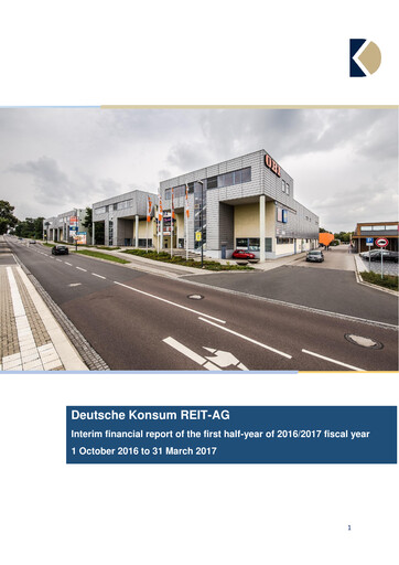 Thumbnail Deutsche Konsum REIT-AG Half-year Report 2016-h1