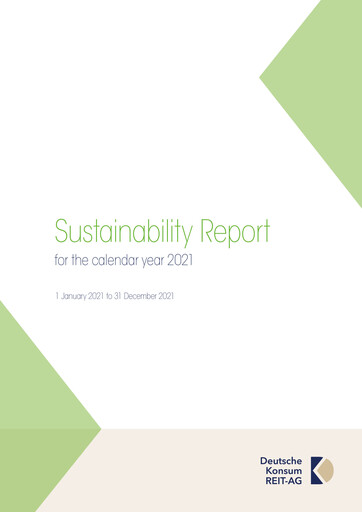 Thumbnail Deutsche Konsum REIT-AG Sustainability Report 2021