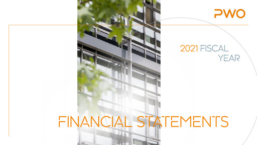 Thumbnail PWO AG Financial Statement 2021