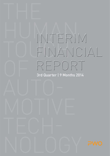 Vorschaubild PWO AG Quartalsbericht 2014-q3