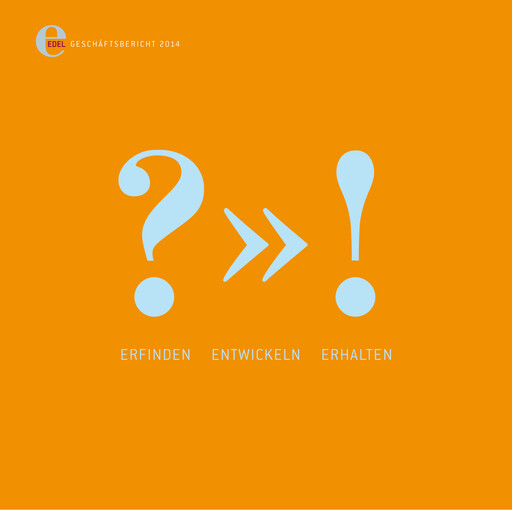 Vorschaubild Edel SE & Co. KGaA Jahresbericht 2014