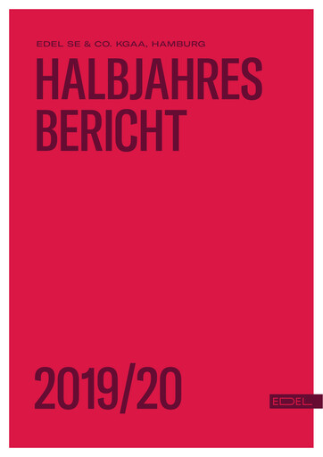 Thumbnail Edel SE & Co. KGaA Half-year Report 2019-2020