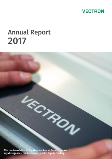 Miniature Vectron Systems Rapport annuel 2017