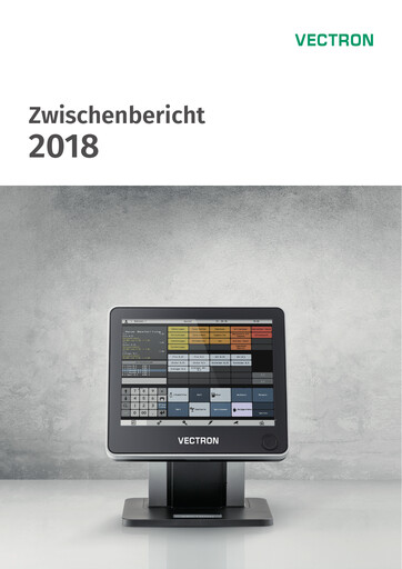 Miniature Vectron Systems Rapport semestriel 2018-h1