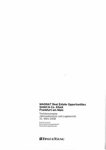 Vorschaubild DEMIRE Deutsche Mittelstand Real Estate Finanzmitteilung 2007-2008