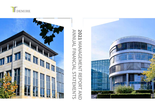 Vorschaubild DEMIRE Deutsche Mittelstand Real Estate Finanzmitteilung 2021