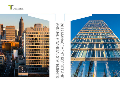 Vorschaubild DEMIRE Deutsche Mittelstand Real Estate Finanzmitteilung 2022