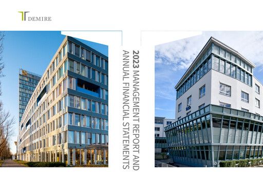 Vorschaubild DEMIRE Deutsche Mittelstand Real Estate Finanzmitteilung 2023
