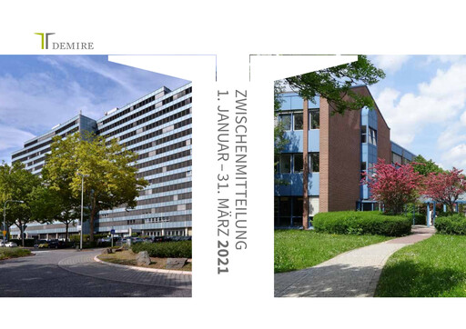 Miniature DEMIRE Deutsche Mittelstand Real Estate Rapport trimestriel 2021-q1