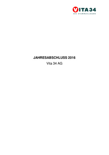 Thumbnail VITA 34 Financial Statement 2016