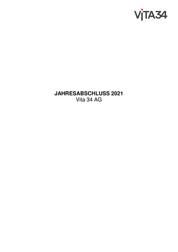 Thumbnail VITA 34 Financial Statement 2021