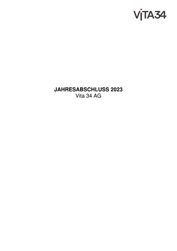 Thumbnail VITA 34 Financial Statement 2023