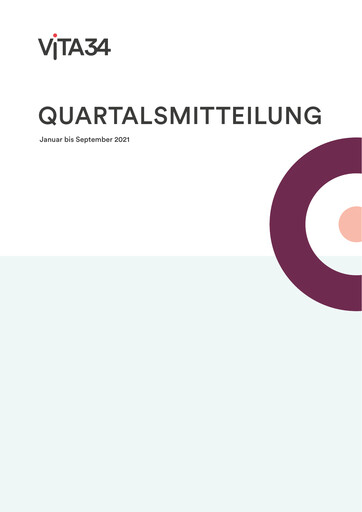 Thumbnail VITA 34 Quarterly Report 2021-q3