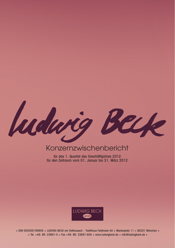 Miniature LUDWIG BECK am Rathauseck - Textilhaus Feldmeier Rapport trimestriel 2012-q1