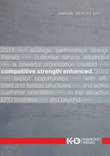 Thumbnail KHD Humboldt Wedag International Annual Report 2011