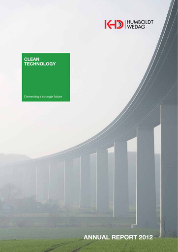 Thumbnail KHD Humboldt Wedag International Annual Report 2012