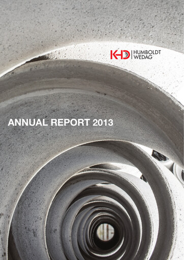 Thumbnail KHD Humboldt Wedag International Annual Report 2013