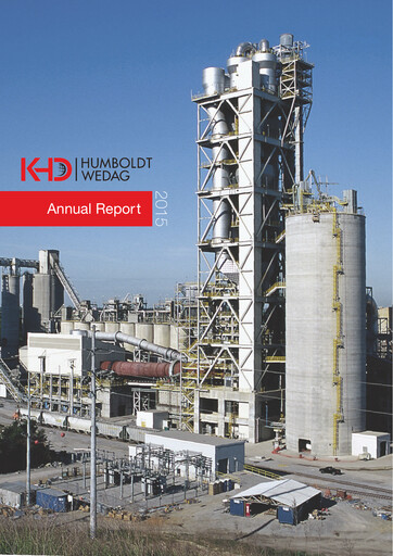 Thumbnail KHD Humboldt Wedag International Annual Report 2015