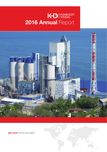 Thumbnail KHD Humboldt Wedag International Annual Report 2016