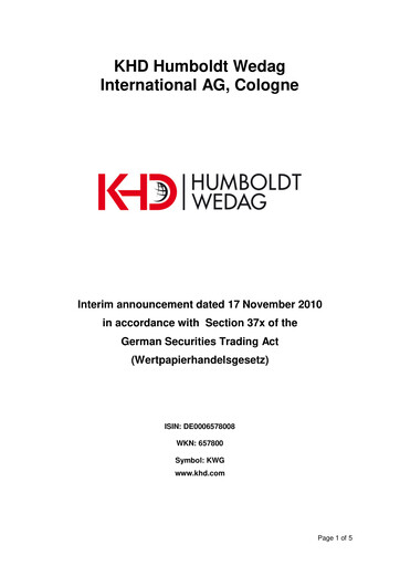 Thumbnail KHD Humboldt Wedag International Quarterly Report 2010-q3