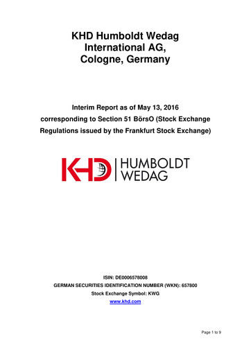 Thumbnail KHD Humboldt Wedag International Quarterly Report 2016-q1