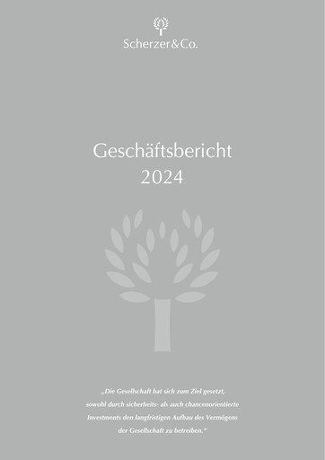 Thumbnail Scherzer & Co. AG Annual Report 2024