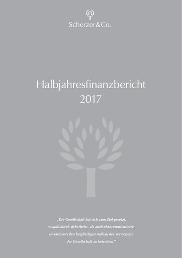 Thumbnail Scherzer & Co. AG Half-year Report 2017-h1