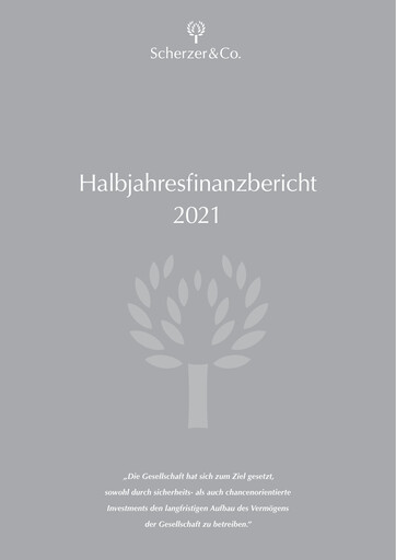 Thumbnail Scherzer & Co. AG Half-year Report 2021-h1