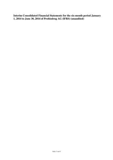 Thumbnail Vivoryon Therapeutics Half-year Report 2014-h1