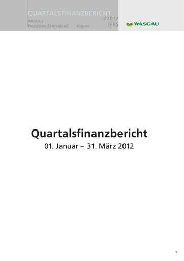 Thumbnail WASGAU Produktions & Handels AG Quarterly Report 2012-q1