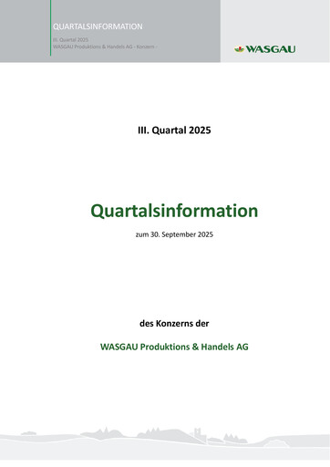 Thumbnail WASGAU Produktions & Handels AG Quarterly Report 2025-q3