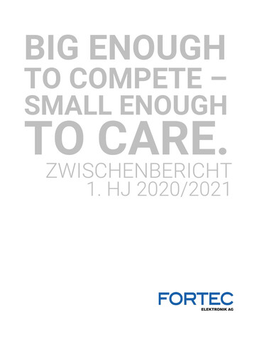 Thumbnail FORTEC Elektronik AG Half-year Report 2020-h1