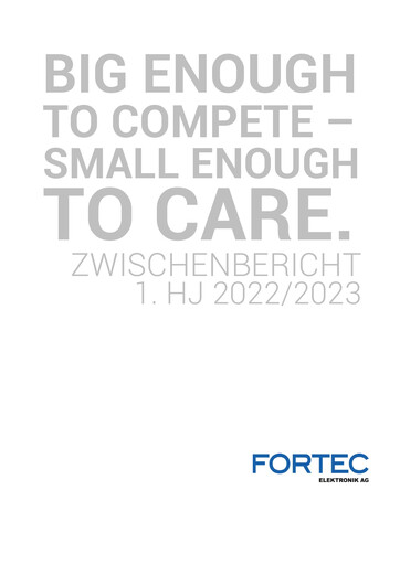 Thumbnail FORTEC Elektronik AG Half-year Report 2022-h1