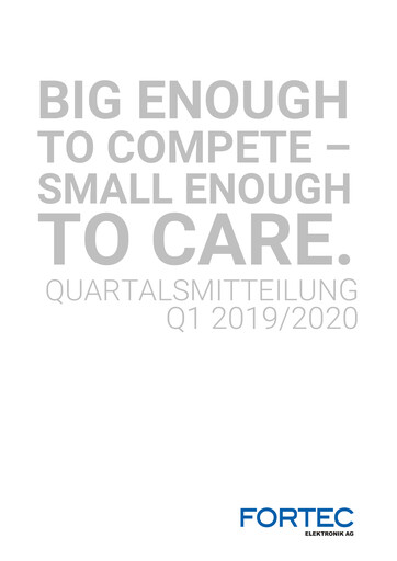 Thumbnail FORTEC Elektronik AG Quarterly Report 2019-q1