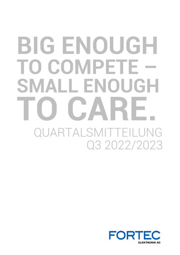Thumbnail FORTEC Elektronik AG Quarterly Report 2022-q3
