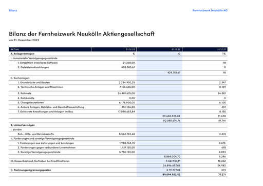 Thumbnail Fernheizwerk Neukölln Financial Statement 2022