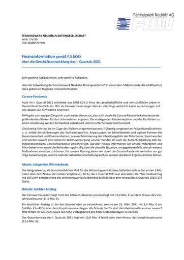 Vorschaubild Fernheizwerk Neukölln Quartalsbericht 2021-q1
