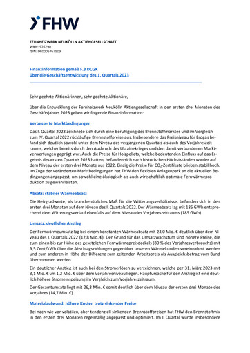 Vorschaubild Fernheizwerk Neukölln Quartalsbericht 2023-q1