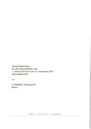 Thumbnail CGRE AG Financial Statement 2013