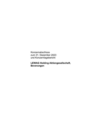 Thumbnail LEWAG Holding Financial Report 2023