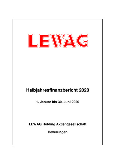 Vorschaubild LEWAG Holding Halbjahresbericht 2020-h1