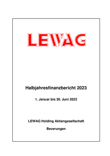 Vorschaubild LEWAG Holding Halbjahresbericht 2023-h1
