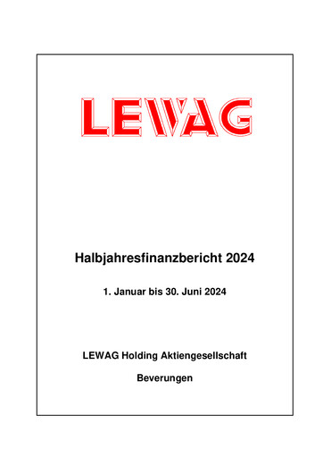 Vorschaubild LEWAG Holding Halbjahresbericht 2024-h1
