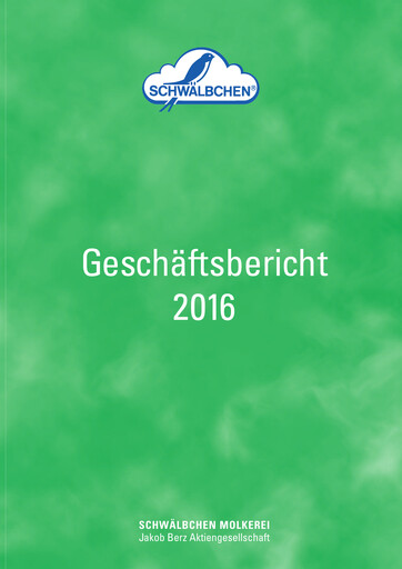 Thumbnail Schwälbchen Molkerei Annual Report 2016