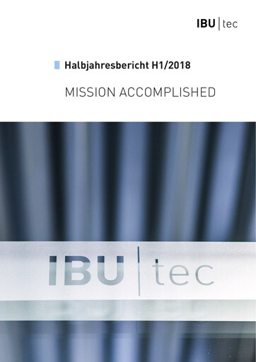 Thumbnail IBU-tec advanced materials AG Half-year Report 2018-h1