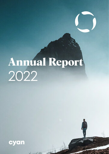Thumbnail cyan AG Annual Report 2022