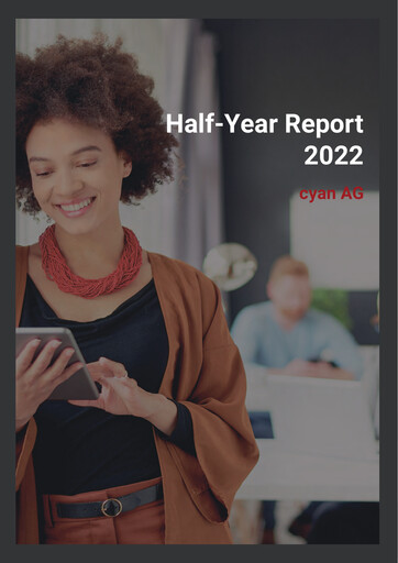 Thumbnail cyan AG Half-year Report 2022-h1