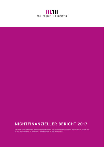 Vorschaubild Müller - Die lila Logistik Nachhaltigkeitsbericht 2017